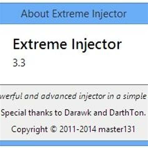 [Release] Extreme Injector v3.3 by master131.